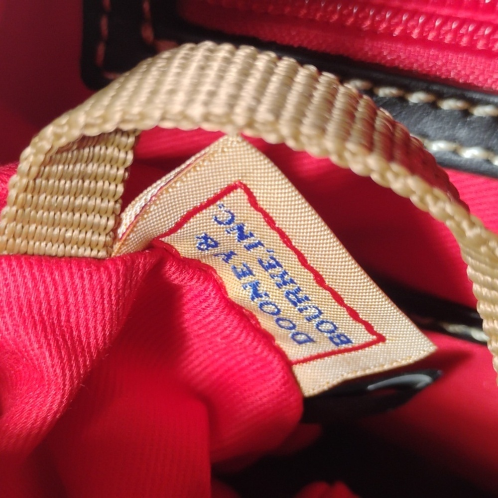 Dooney & Bourke Black and White Satchel - Picture 10 of 13